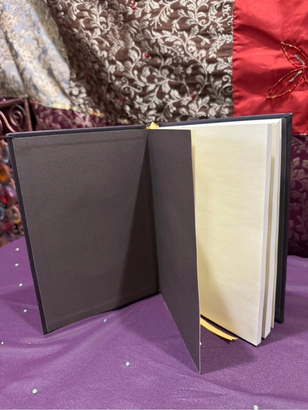Hufflepuff Crest Embossed Journal - Black with Gold Accent New from Park